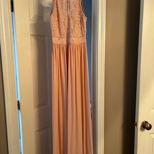 Rose Gold bridesmaid dress